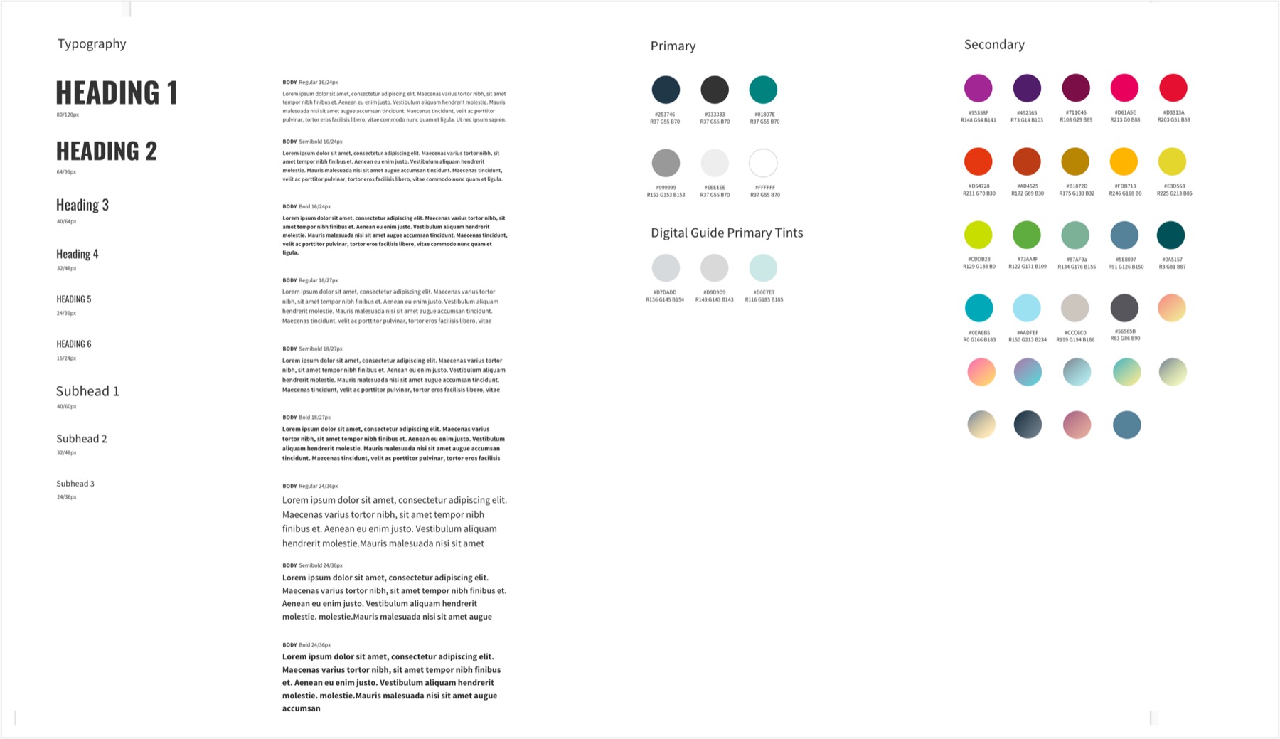 Type and color system