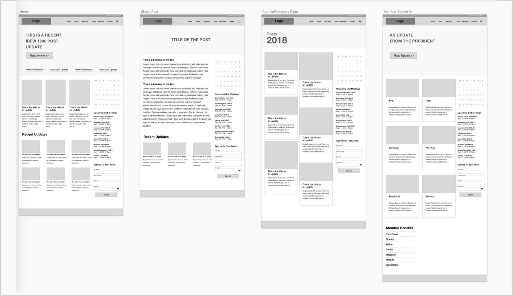 Wireframes